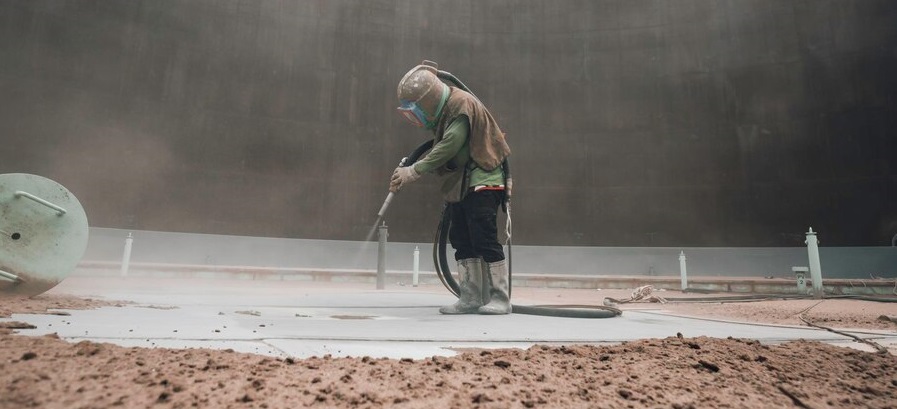 sandblasting